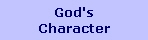 God's
Character