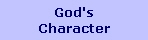 God's
Character