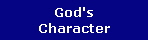 God's
Character