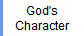 God's Characteristics
